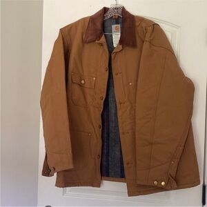 Loose fit firm duck blanket lined chore coat 46 regular NWOT